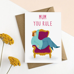 Mother's Day Throne Card