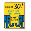30th Trunk Card