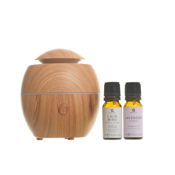 Sleep Well Aromatherapy Diffuser and Essential Oil Blend Set