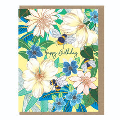 Bees Happy Birthday Card