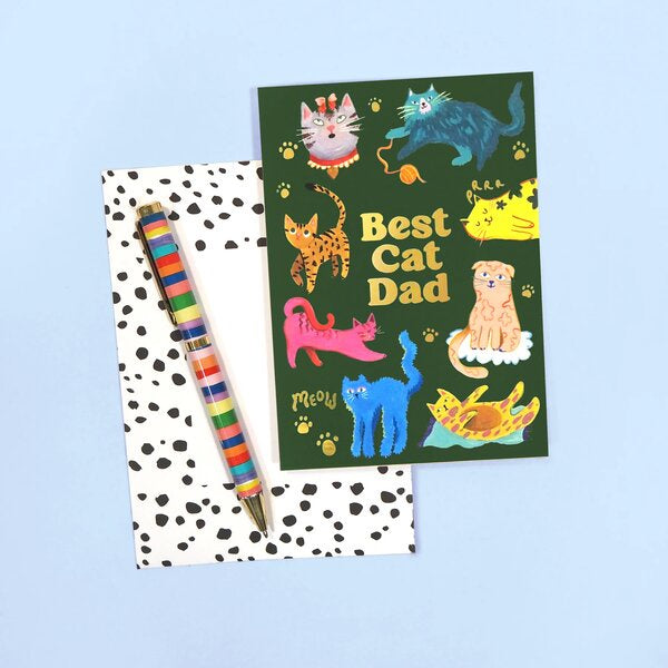 Best Cat Dad Father's Day Card