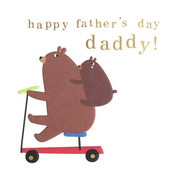 Happy Father's Day Daddy Bear Card