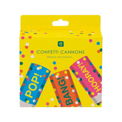 Mini Rainbow Confetti Cannons