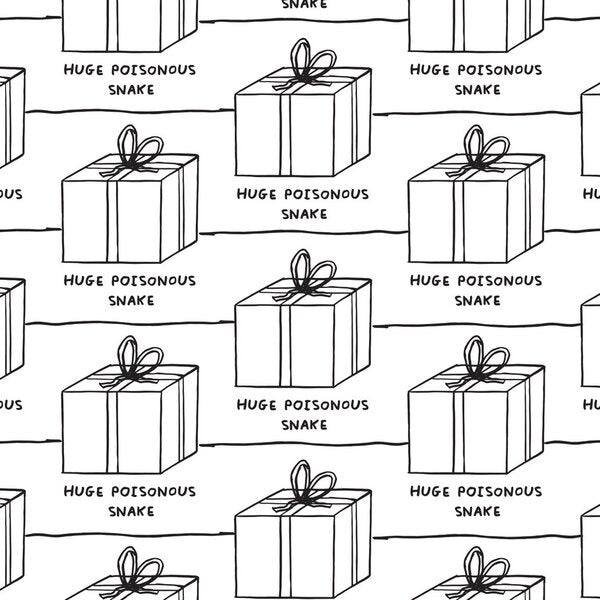 Huge Poisonous Snake Gift Wrap