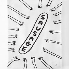 Sausage Tea Towel