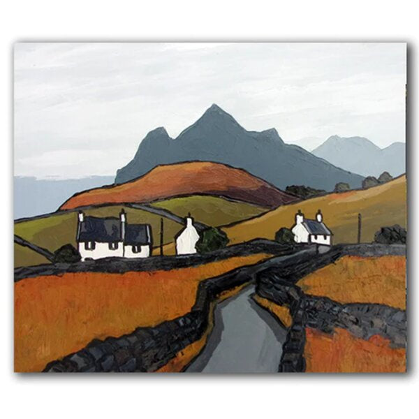 Near Nefyn Linocut Card