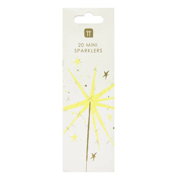 Luxe Yellow Mini Sparklers