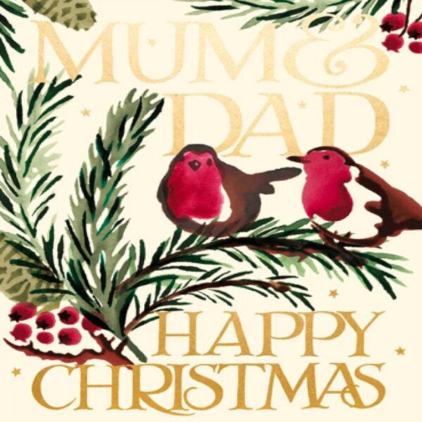 Emma Bridgewater Mum & Dad Christmas Card Paper Tiger