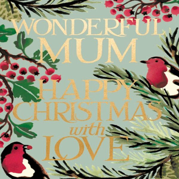 Emma Bridgewater Wonderful Mum Christmas Card