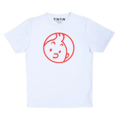 Tintin Visage Kids T-Shirt White