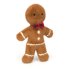 Jellycat Tartan Jolly Gingerbread Fred Large