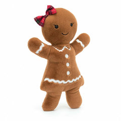 Jellycat Tartan Jolly Gingerbread Ruby Large