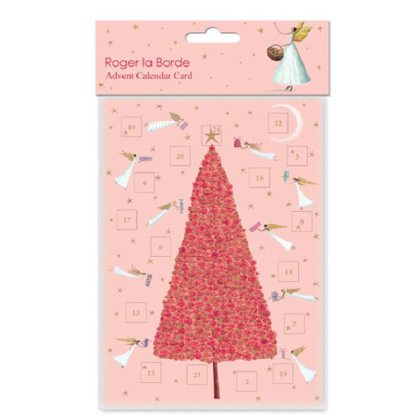 Celestial Tree Advent Calendar Card Paper Tiger