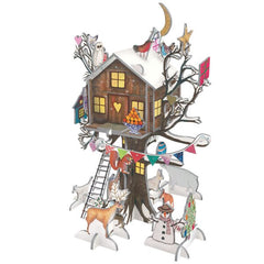 Treehouse Blue Pop and Slot Advent Calendar
