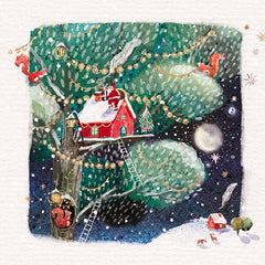 Christmas Eve Tree House Card Pack