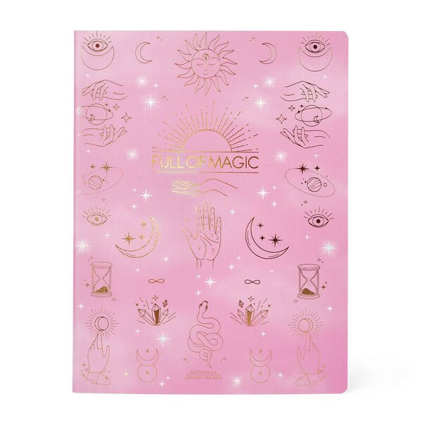 Full of Magic Softcover Large Lined Notebook
