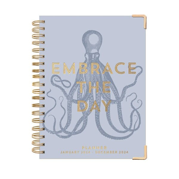 2024 12 Month Planner - Embrace the Day