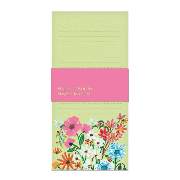 Flower Field Magnet Notepad