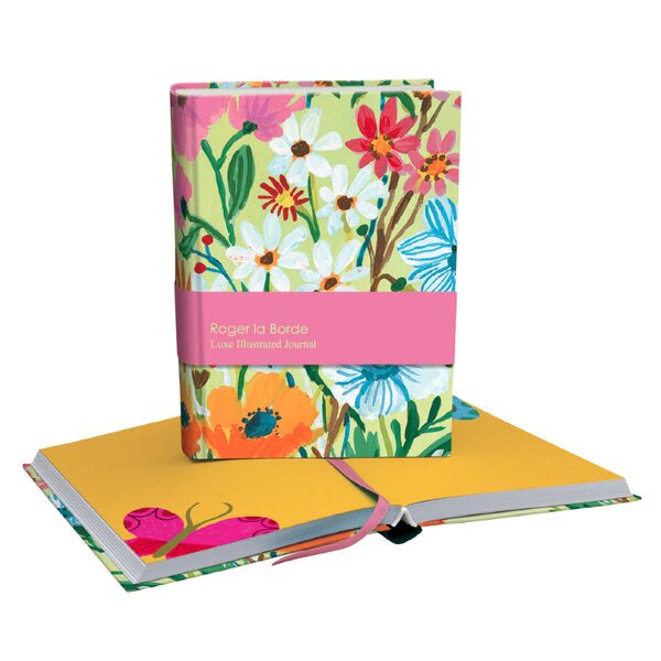 Flower Field Illustrated Journal