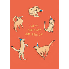 Happy Birthday Dog Person Card