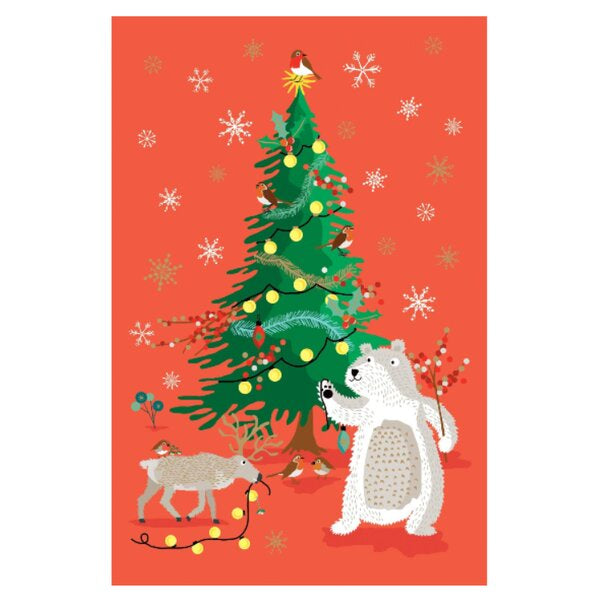 Christmas Tree Critters Charity Card Pack