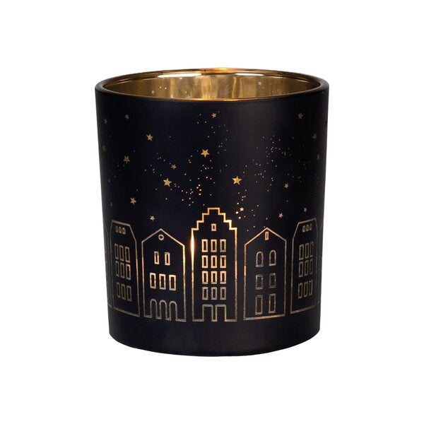 Glossy Tealight Holder Skyline