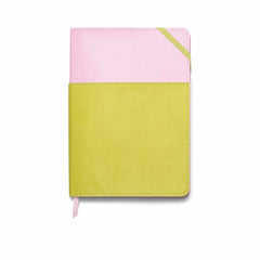 Vegan Leather Pocket Journal Lilac & Matcha