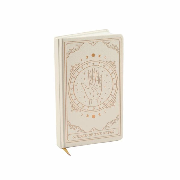 Bookcloth Hardcover Journal Off White - Zodiac