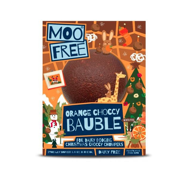 Vegan Milk & Orange Chocolate Christmas Bauble
