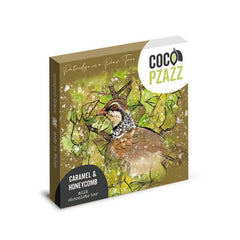 'Partridge in a Pear Tree' Coco Pzazz Milk Chocolate Bar Caramel &  Honeycomb 80g