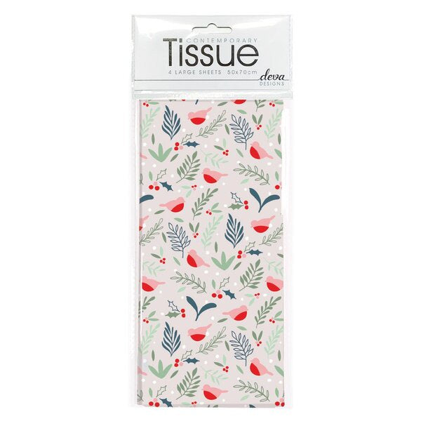 Ditsy Robin Tissue