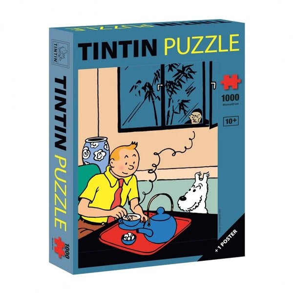 Tintin Drinking Tea Puzzle - 1000 Pieces