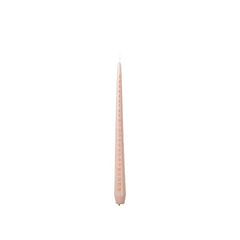 Apricot Cream and Red Advent Tapered Candle