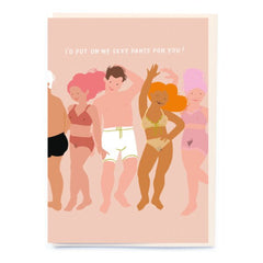 Sexy Pants Valentine Card