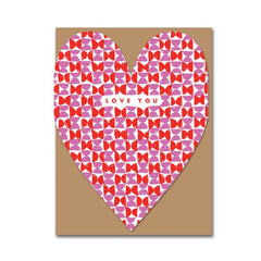 I Love You Pattern Card