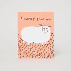I Wooly Love You Sheep Card