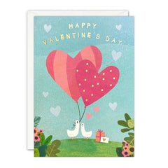 Valentine's Day Ducks Card