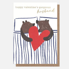 Happy Valentine's Gorgeous Husband Card