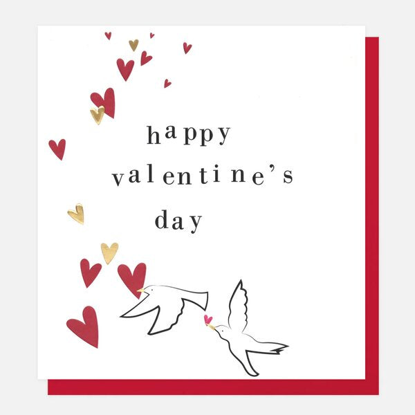 Happy Valentine's Day Birds Card - Paper Tiger