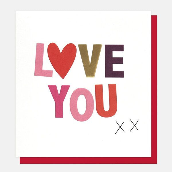 Weihnachtskarte „One I Love“ – 22,9 X 15,2 Cm, Hochwertig Von Piccadilly Greetings