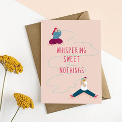 Whispering Sweet Nothings Card
