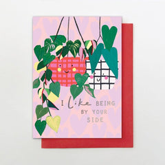 I Like Being By Your Side Card