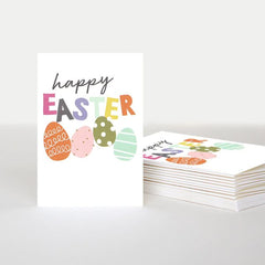 Happy Easter Eggs Card Pack