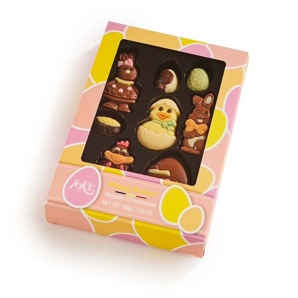 Giftbox Assorted Solid Easter Chocolates 100g
