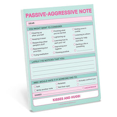 Knock Knock Passive Aggressive Nifty Note Pastel Version