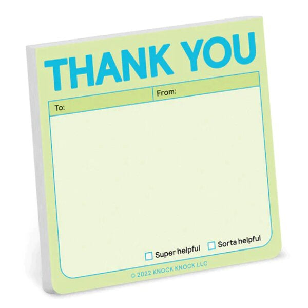 Thank You Sticky Notes - Paper Tiger
