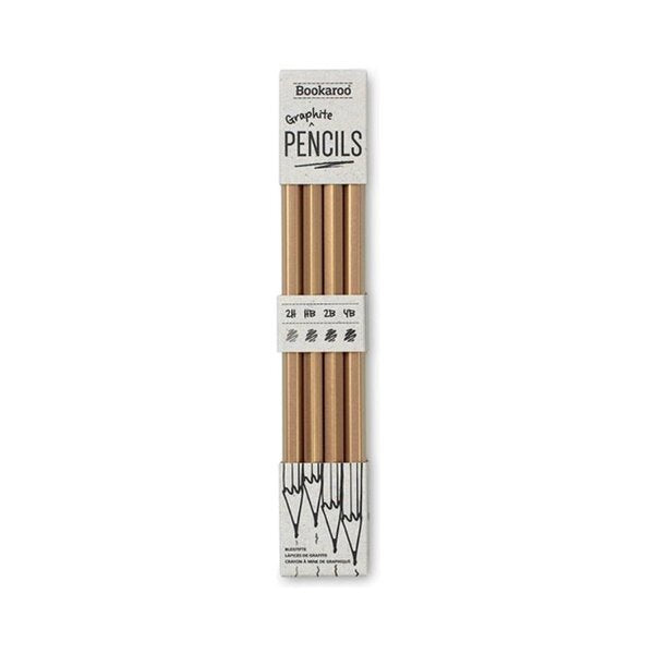 Graphite Pencils - Gold