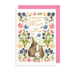 Mum Rabbits Card