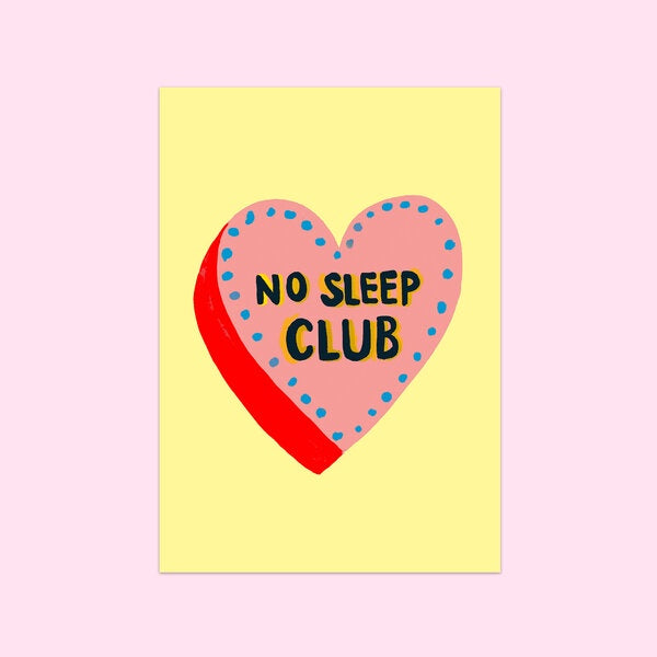 No Sleep Club Father's Day Card