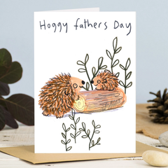 Hoggy Fathers Day Card
